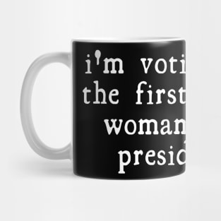 I'm Voting For The First Black Woman Vice President, US Elections Gift For Voters Mug